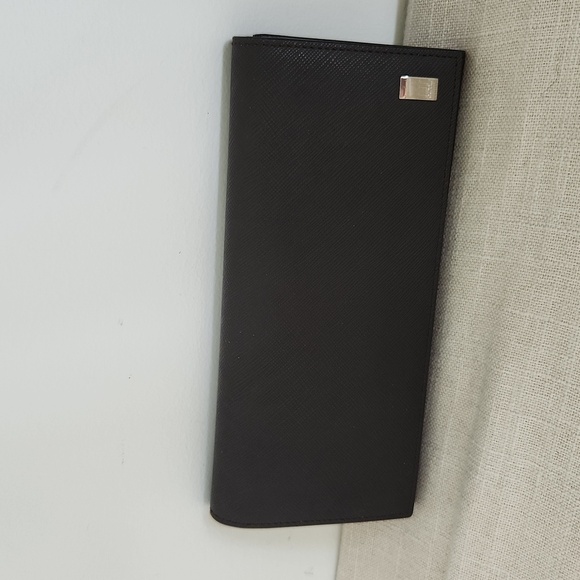 DUNHILL leather slim coat wallet unisex New condition - Picture 2 of 10